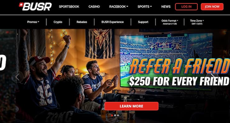 An image of BUSR, one of the best F1 sportsbooks.